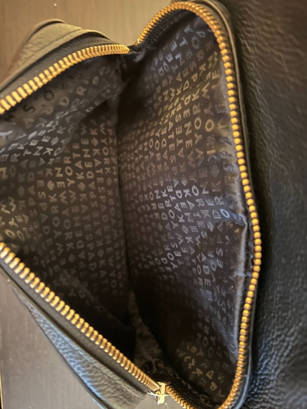 Kate Spade Mini Nicole Black Leather Backpack (NWT) - Picture 2 of 7